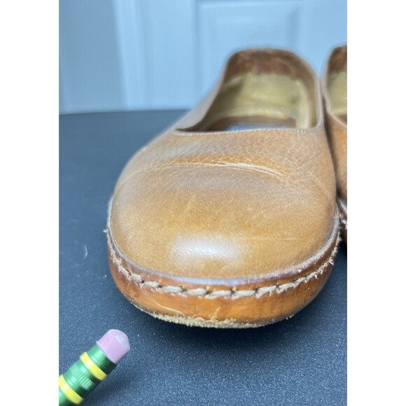 Maraolo Italian Leather Flats Loafer Womens US 8.5 EUR 39 Brown - Picture 10 of 10